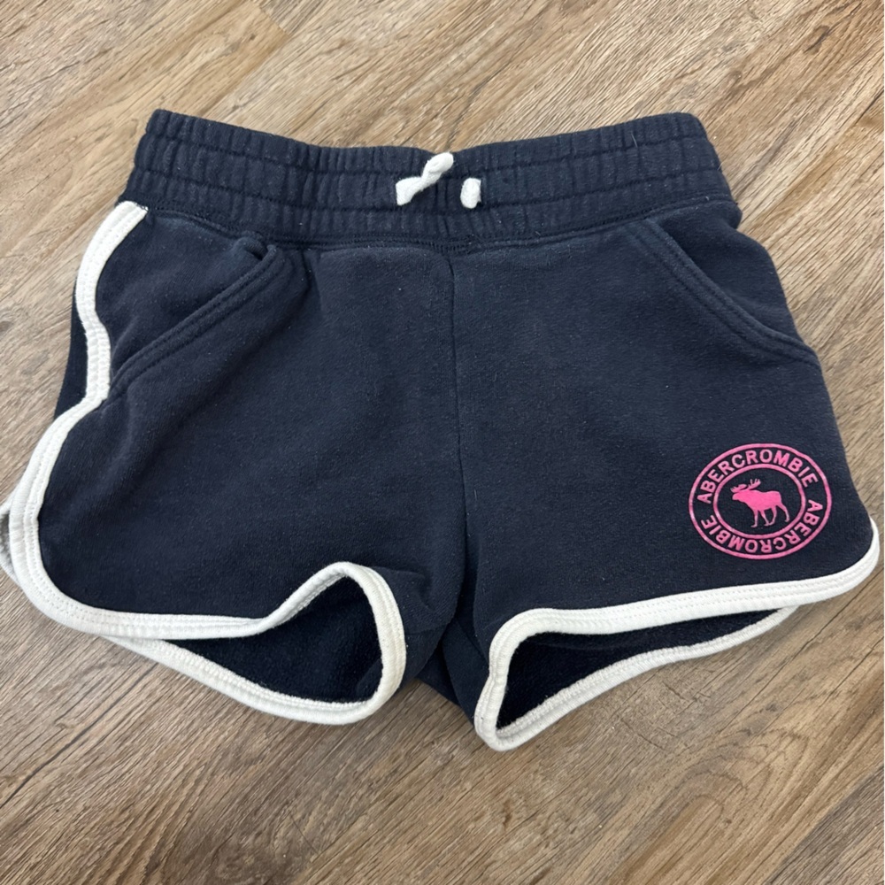 Abercrombie Kids Navy Fleece Shorts Size 7/8